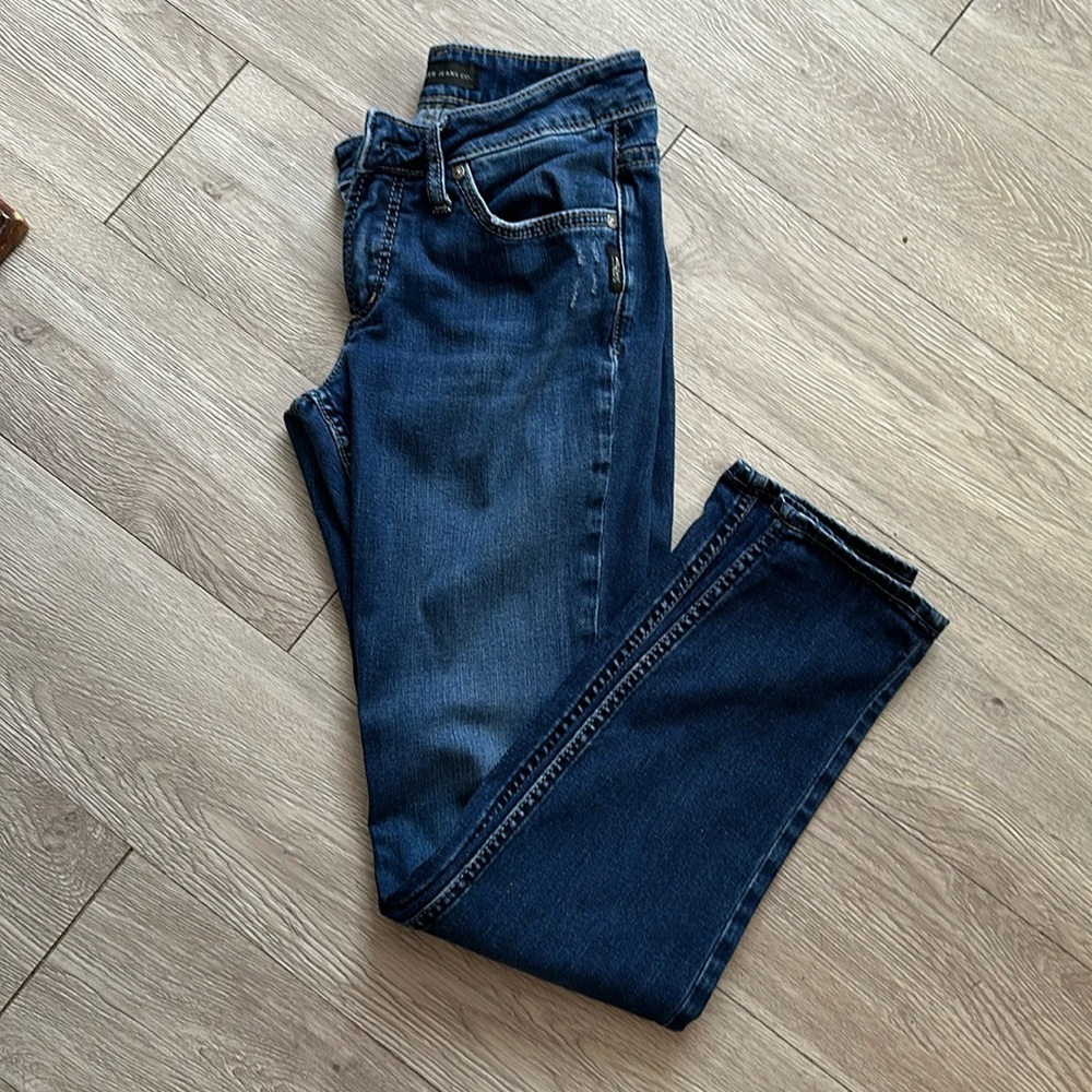 Gently worn Silver brand boyfriend fit jeans